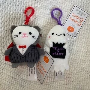 Target bullseye Halloween clip on plush